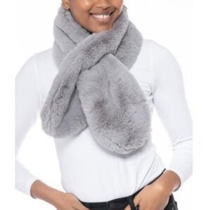 I.N.C. International Concepts Faux Fur Pull-Through Scarf